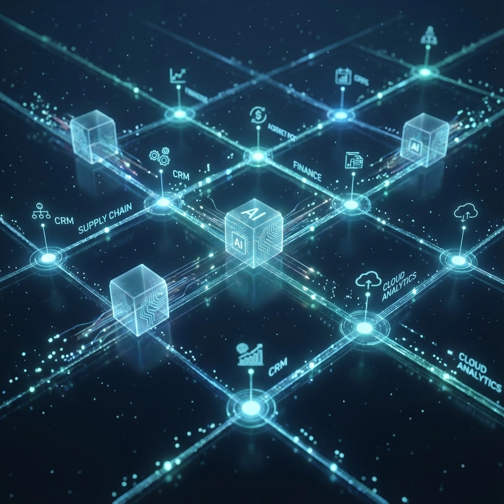 Business adoption trends showing rapid growth of agentic AI implementation across enterprises