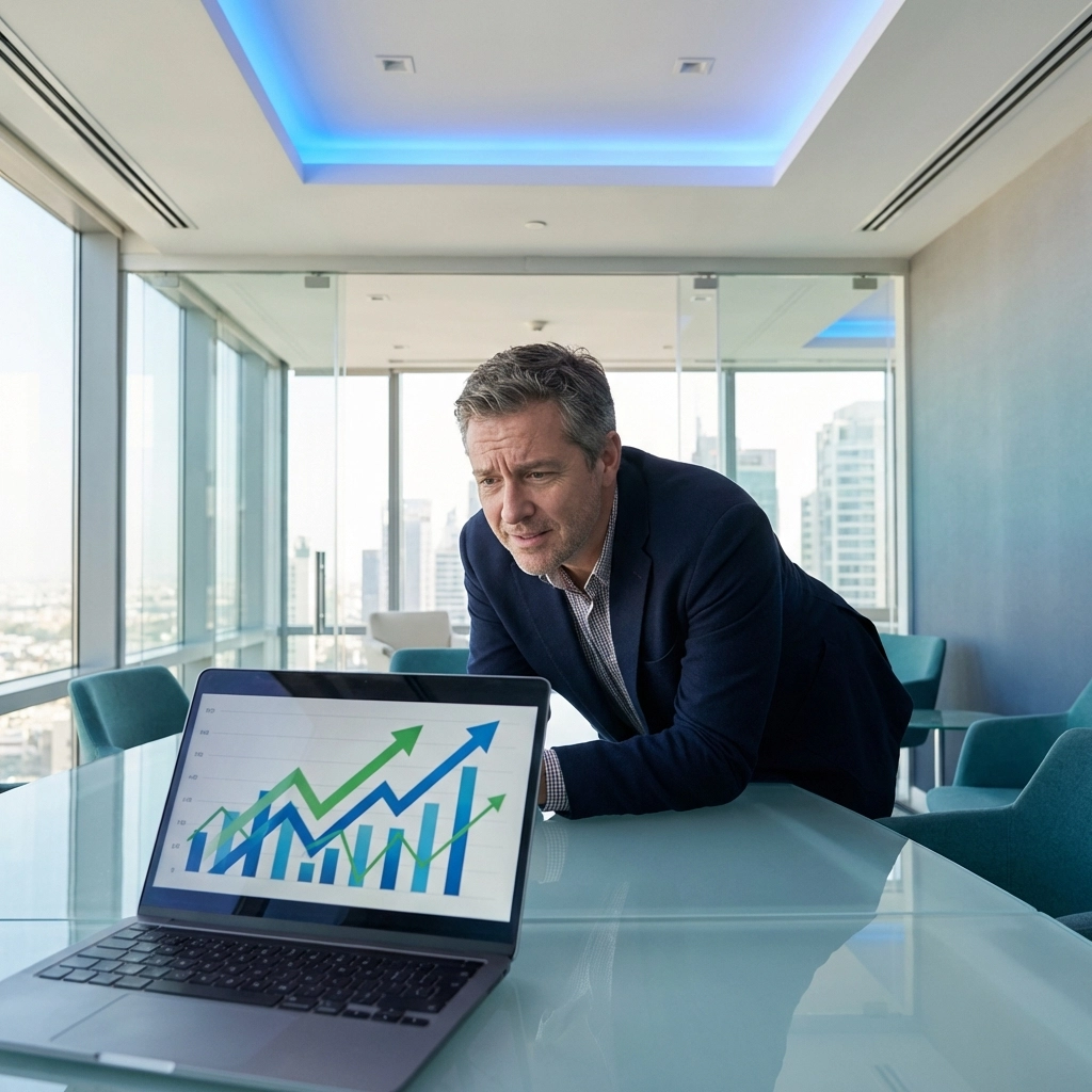 Business consultation meeting discussing AI automation strategy and implementation