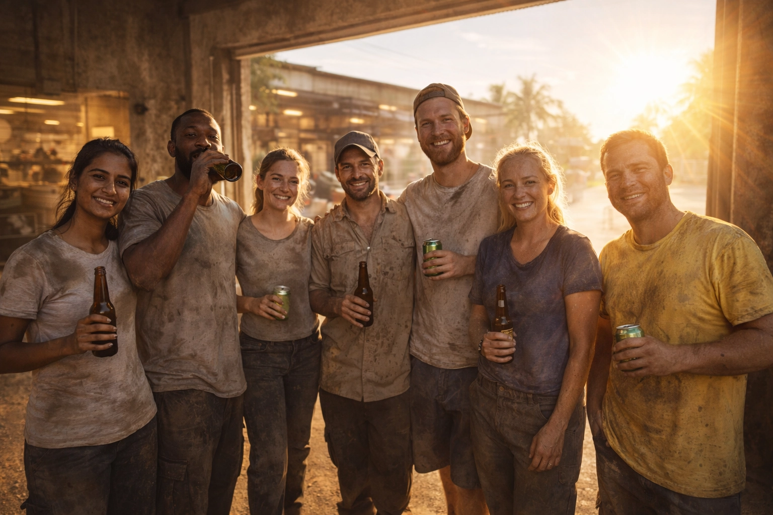 The flywheel result: the whole crew ends the shift proud, tired, and thriving
